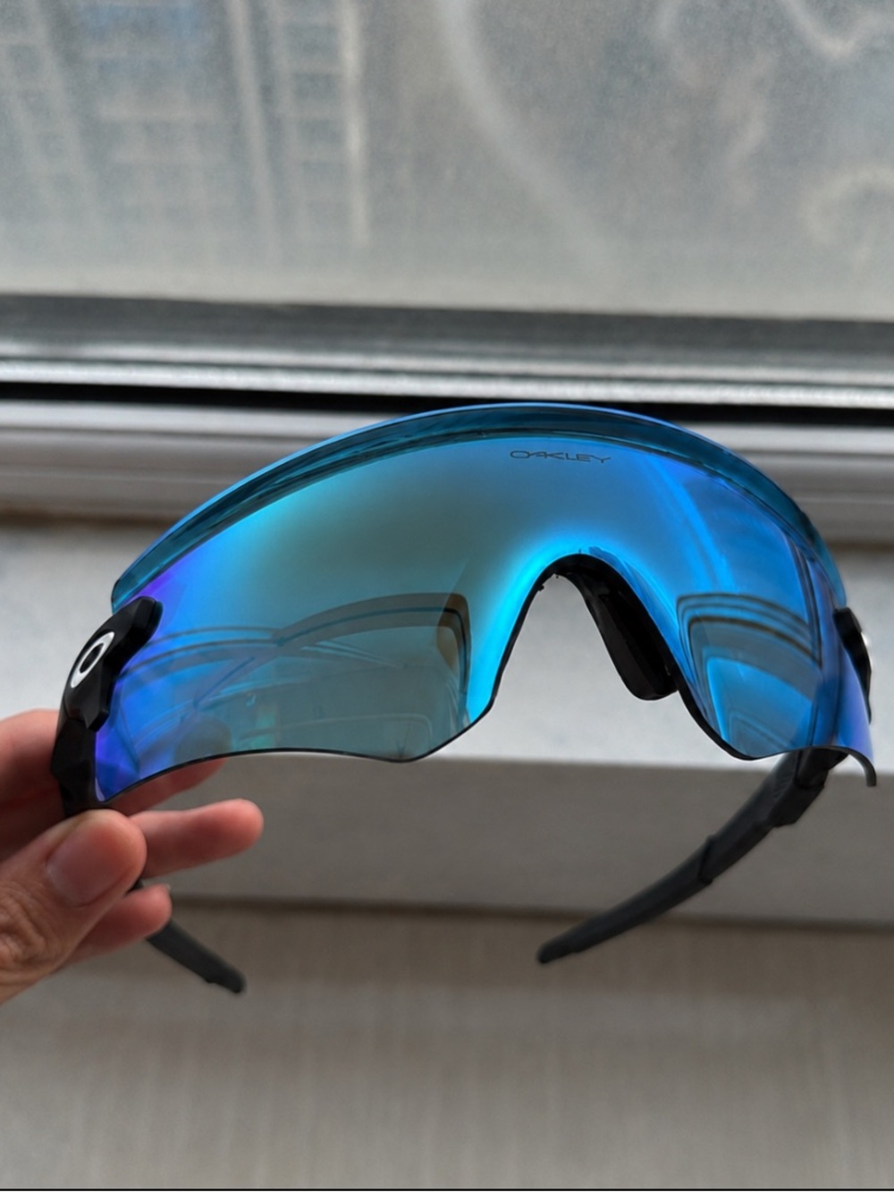 Blue Oakley Encorder Glasses